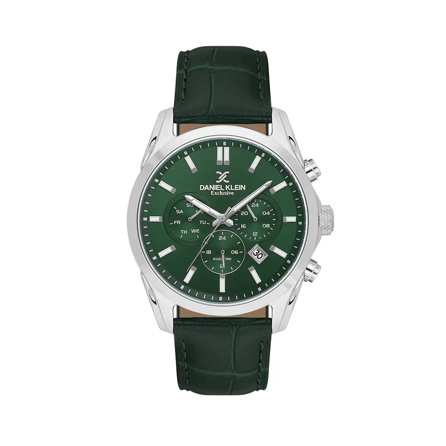 Daniel Klein Exclusive - Ceas Barbatesc Quartz Verde DK.1.14344-4