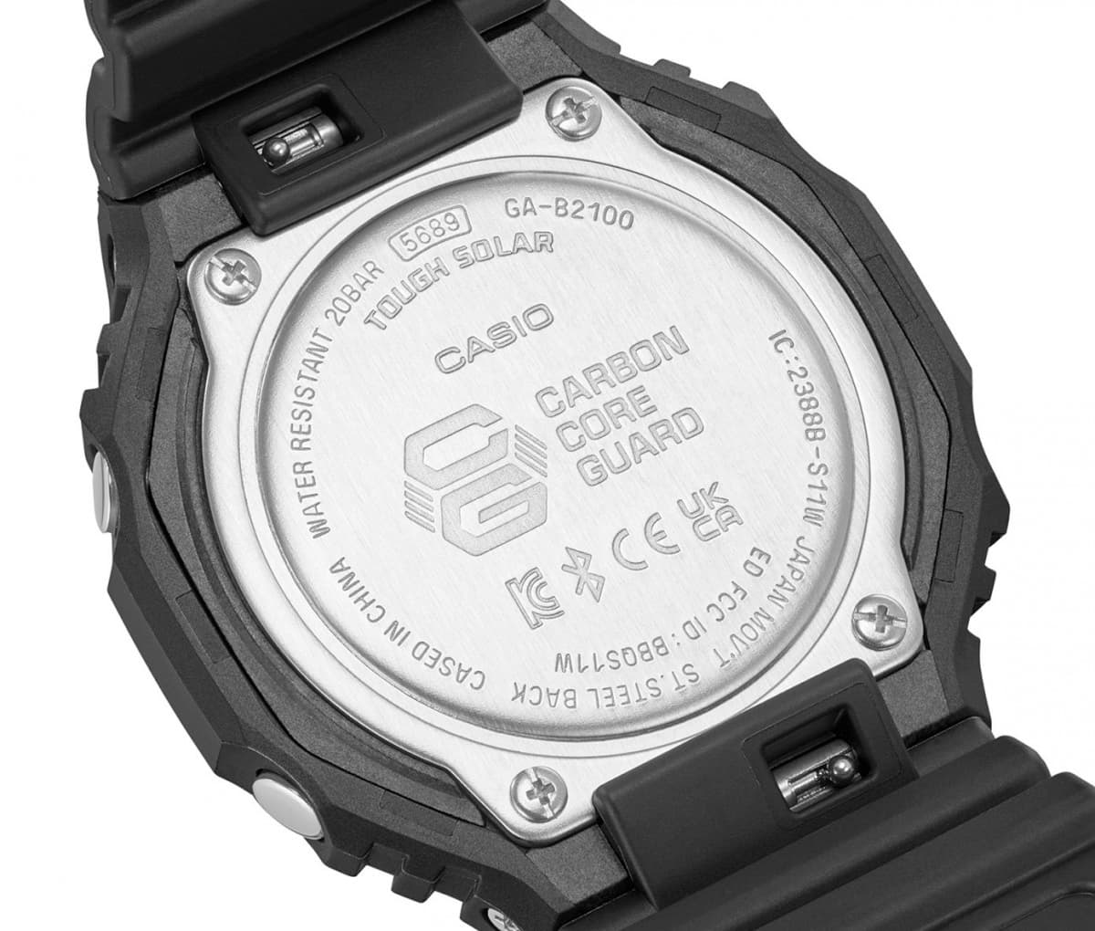 Мъжки часовник Casio G-Shock Bluetooth Solar - GA-B2100-1AER