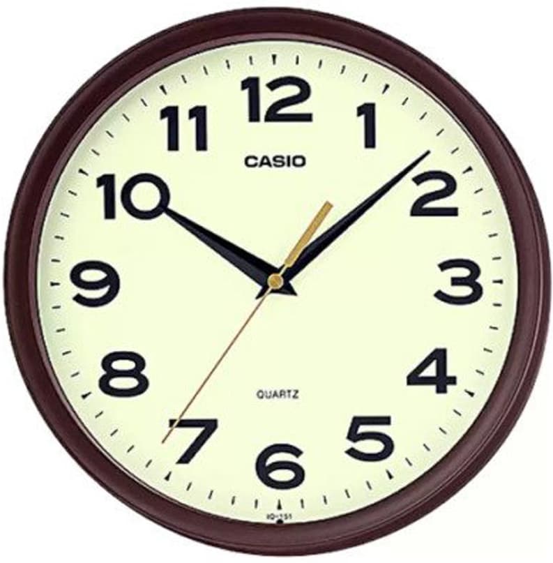 Стенен часовник Casio - IQ-151-5DF