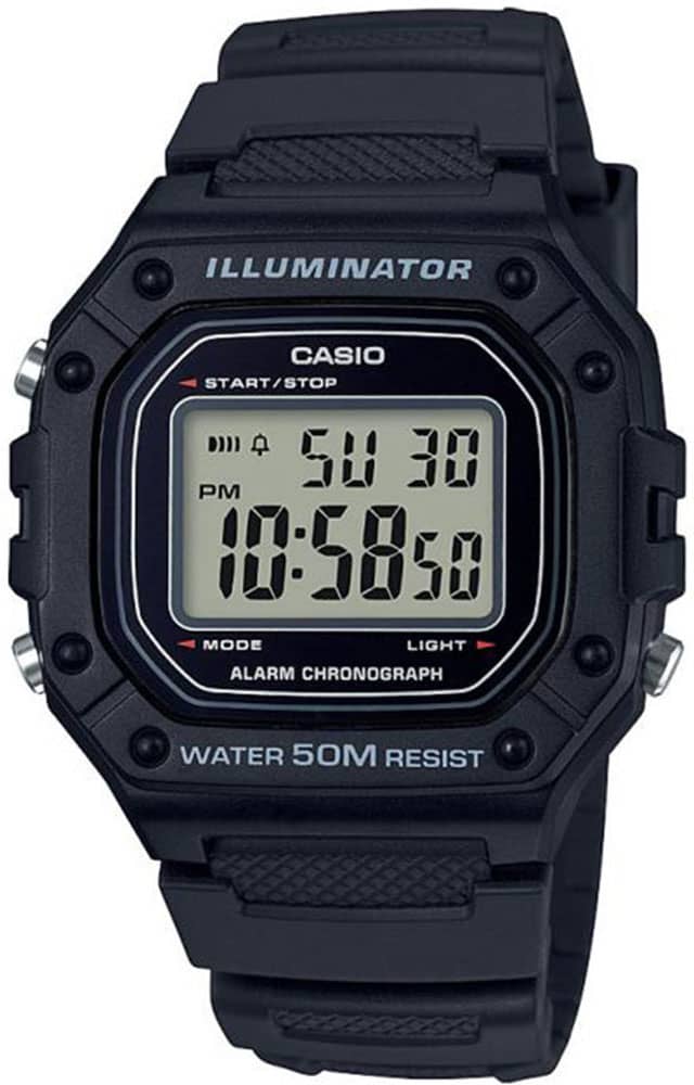 Мъжки дигитален часовник CASIO - W-218H-1AVEF
