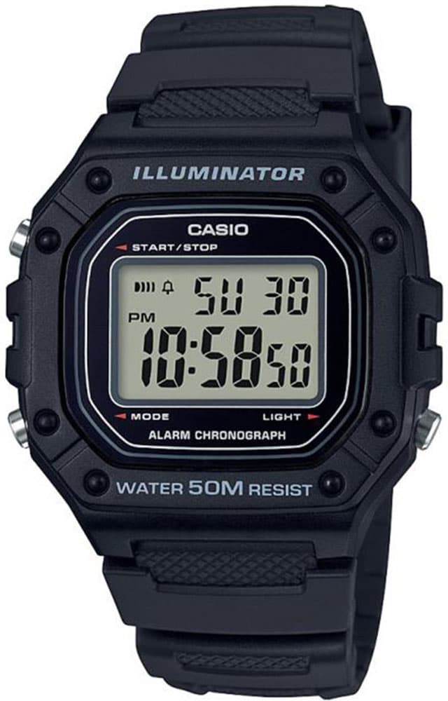 Мъжки дигитален часовник CASIO - W-218H-1AVEF