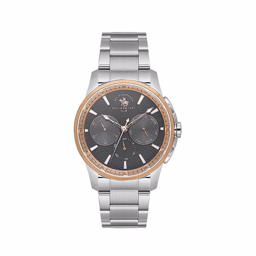 Santa Barbara Polo Legend - Ceas Barbatesc Quartz Argintiu SB.1.10651.6