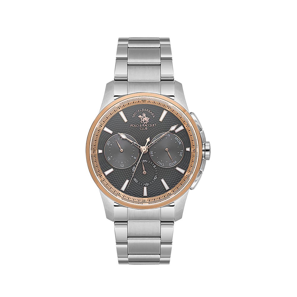 Santa Barbara Polo Legend - Ceas Barbatesc Quartz Argintiu SB.1.10651.6