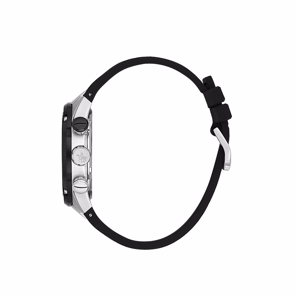 Santa Barbara Polo Prive - Ceas Barbatesc Quartz Negru SB.3.10001-2