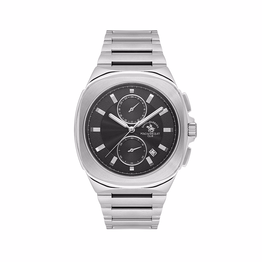 Santa Barbara Polo Luxury - Ceas Barbatesc Quartz Argintiu SB.1.10610.1