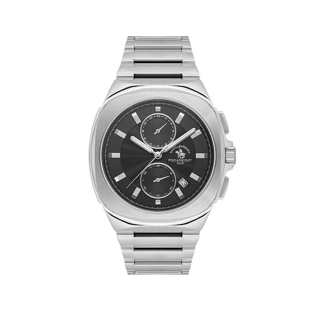 Santa Barbara Polo Luxury - Ceas Barbatesc Quartz Argintiu SB.1.10610.1