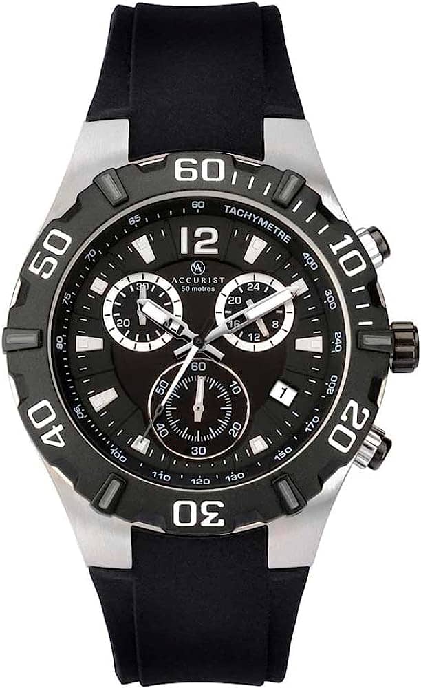 Мъжки аналогов часовник Accurist Chronograph - A-7253