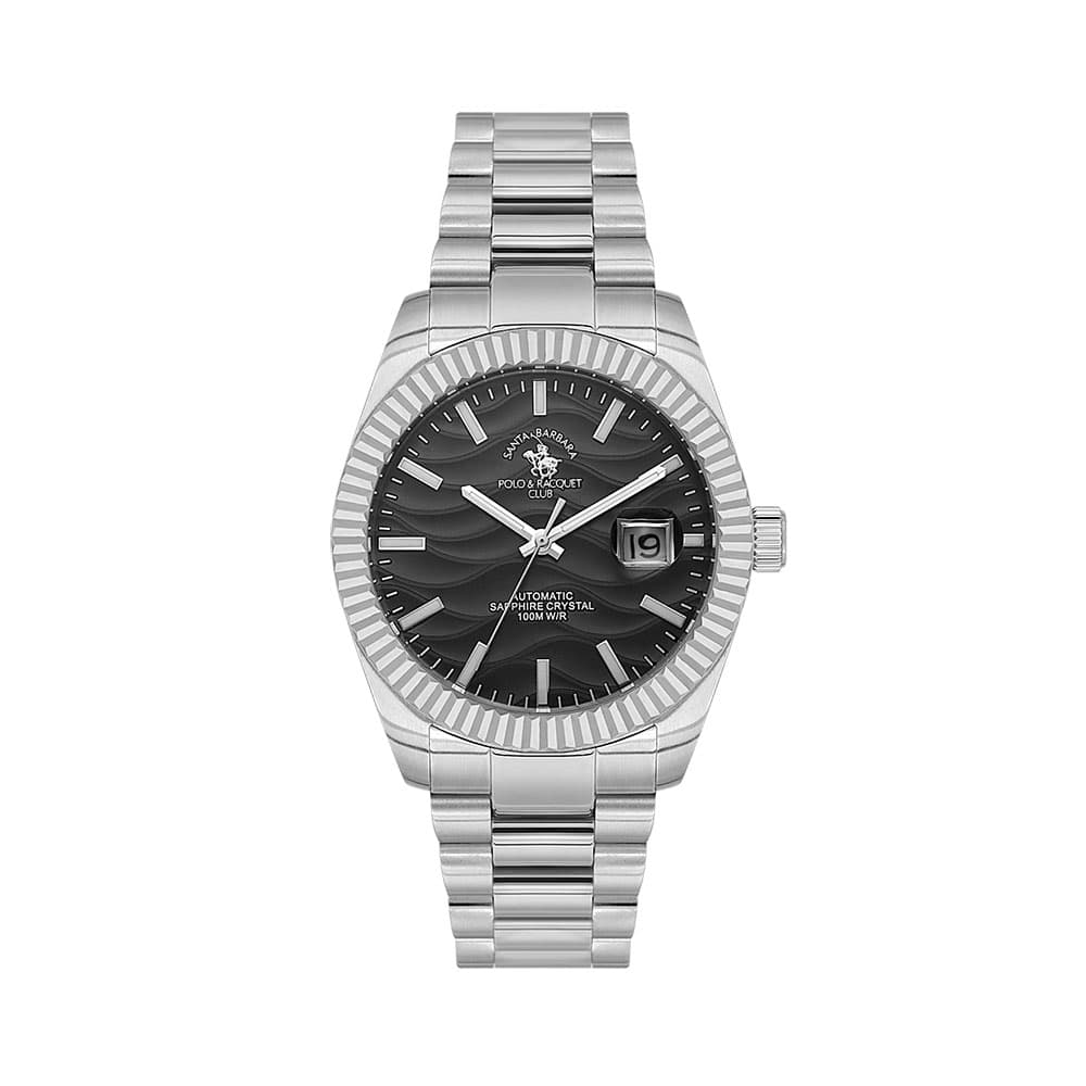 Santa Barbara Polo Luxury - Ceas Barbatesc Automatic Argintiu SB.1.10654-1