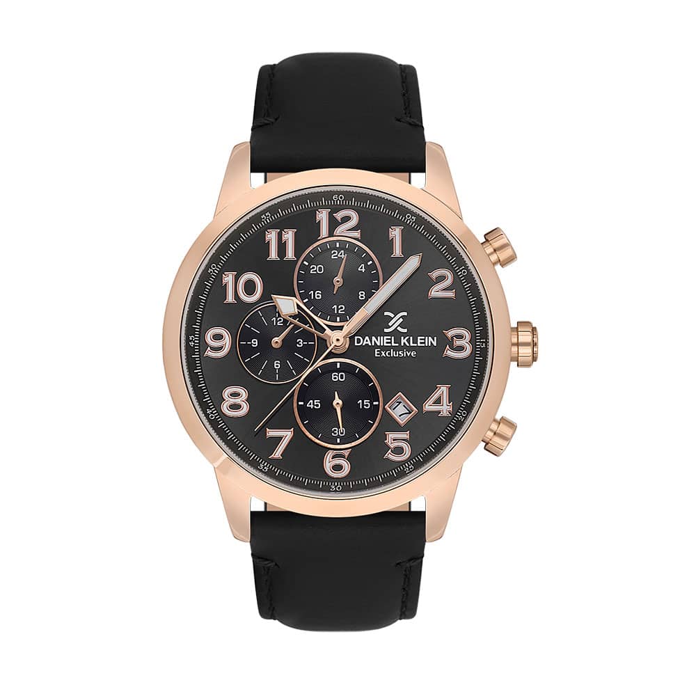 Daniel Klein Exclusive - Ceas Barbatesc Quartz Negru DK.1.13833.4