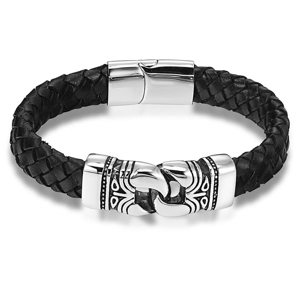 Bratara Neagra Thia Jewelry S. Steel Barbati