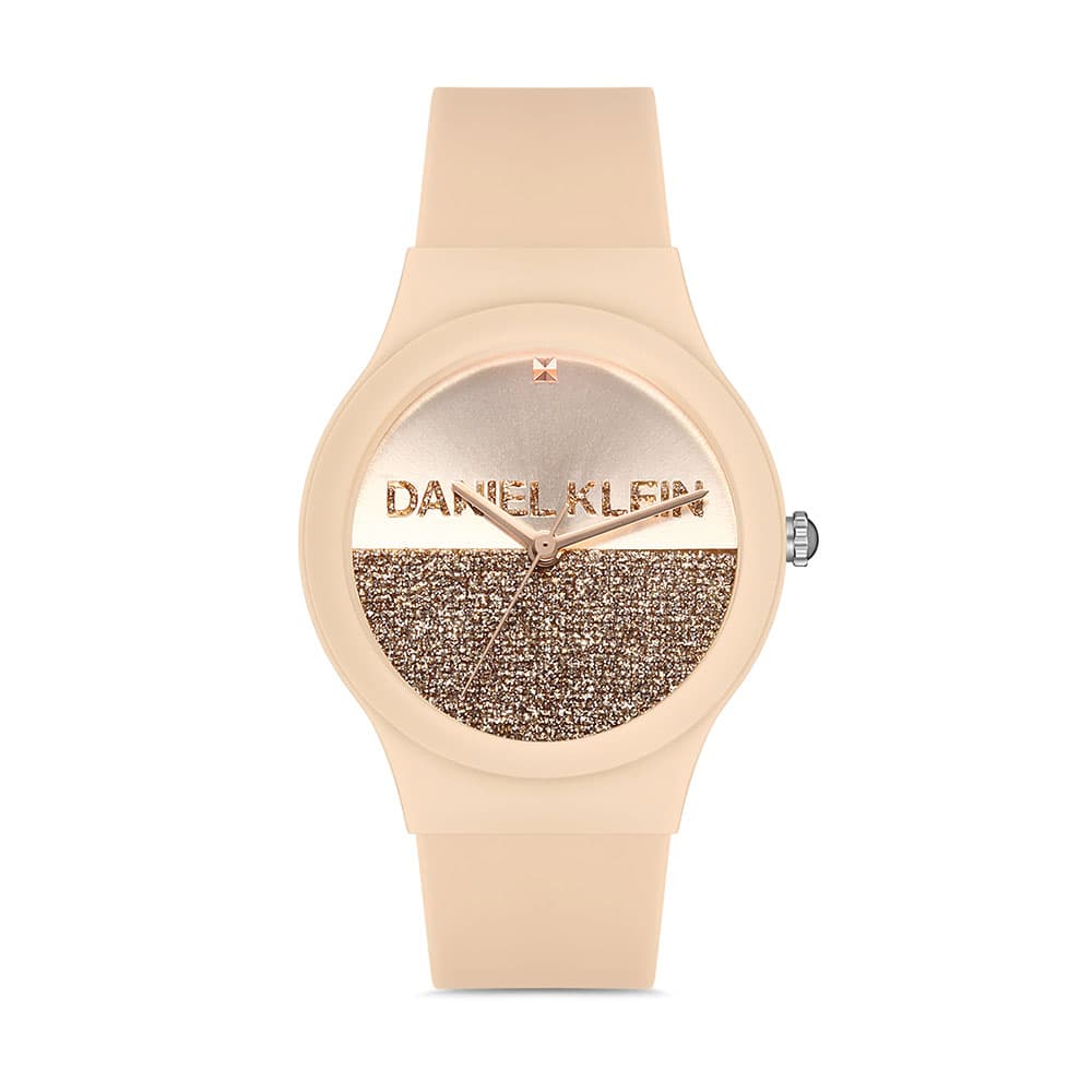 Daniel Klein Dkln - Ceas Dama Quartz Bej DK.1.12978.3