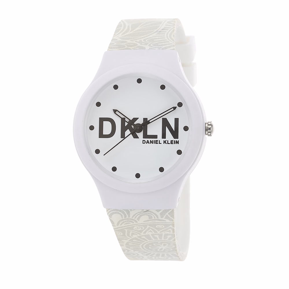 Daniel Klein Dkln - Ceas Dama Quartz Alb DK.1.12436.1