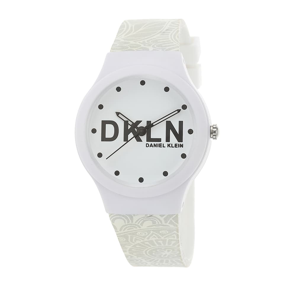 Daniel Klein Dkln - Ceas Dama Quartz Alb DK.1.12436.1