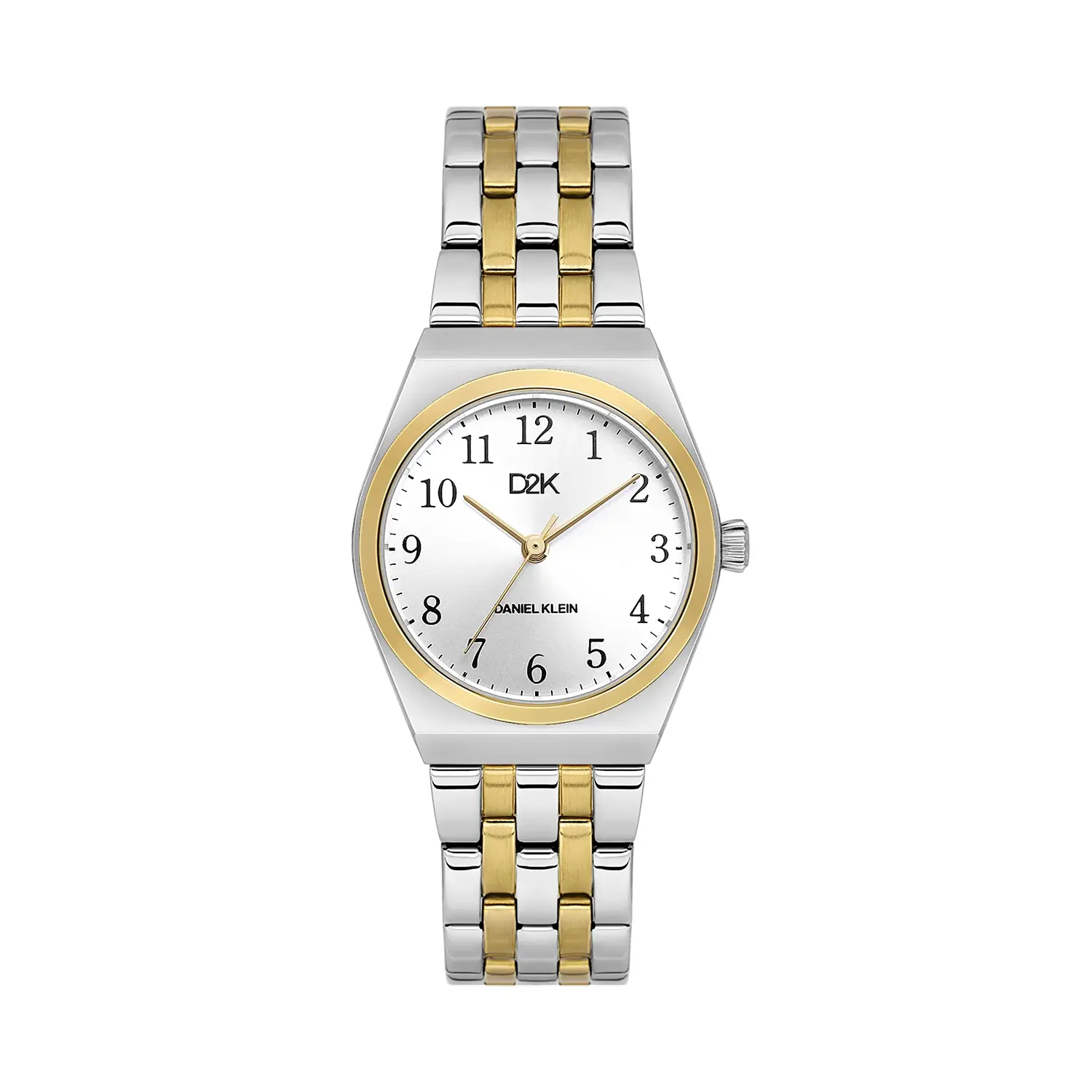 Daniel Klein D2K DK.1.14472-8 - Ceas dama quartz auriu si argintiu