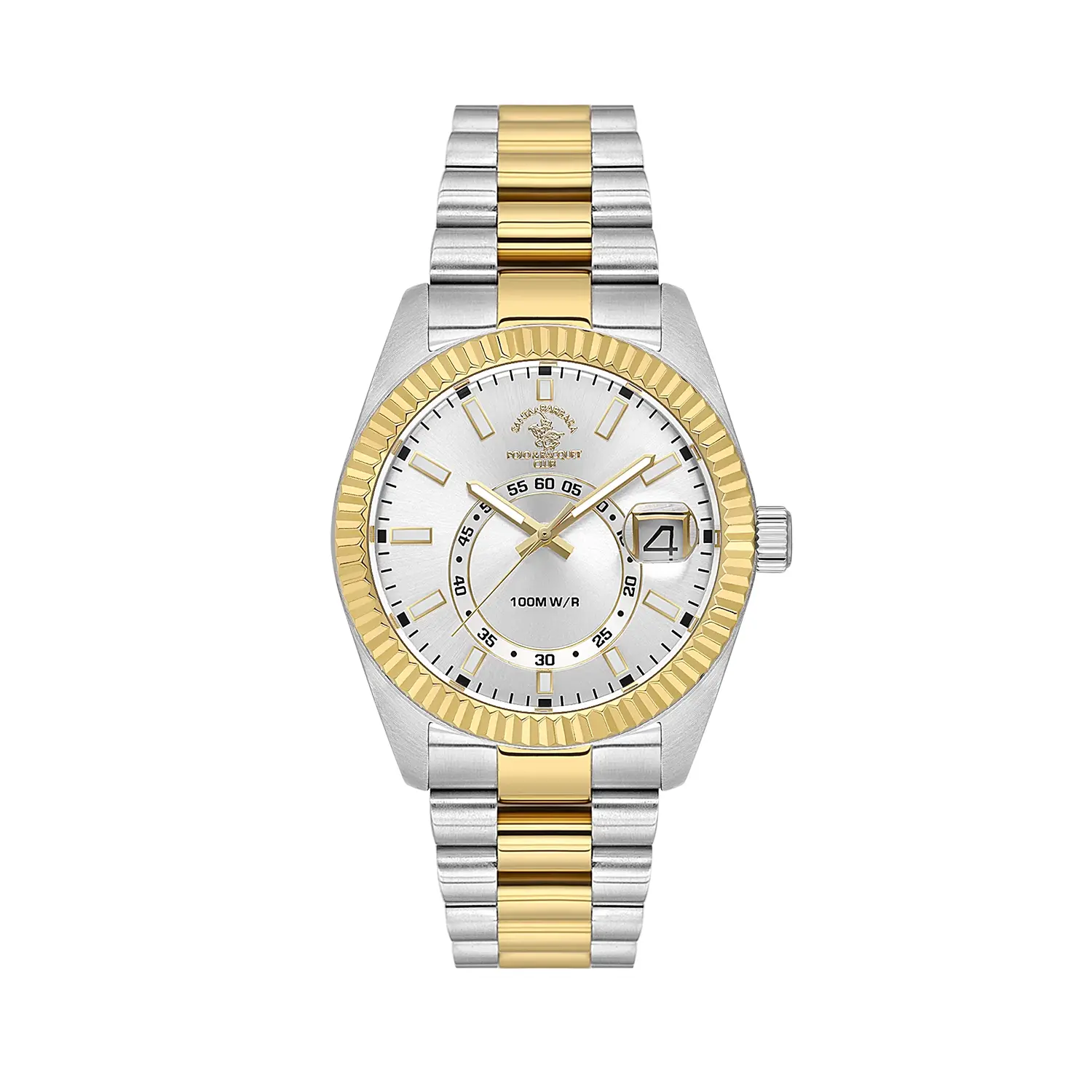 Santa Barbara Polo Legend - Ceas Barbatesc Quartz Auriu SB.1.10598-8
