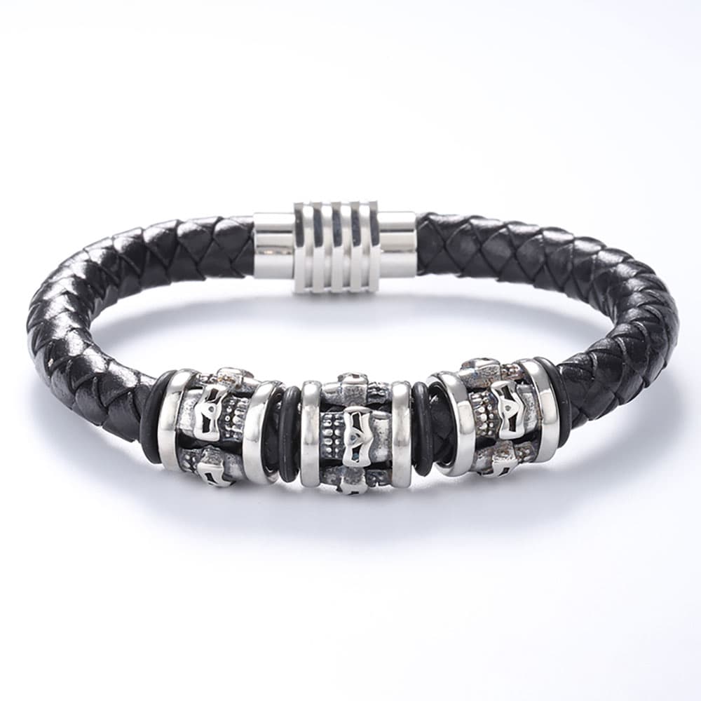Bratara Neagra Thia Jewelry S. Steel Barbati
