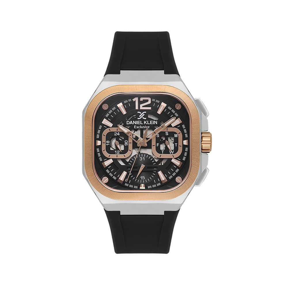 Daniel Klein Exclusive - Ceas Barbatesc Quartz Negru DK.1.14008.4