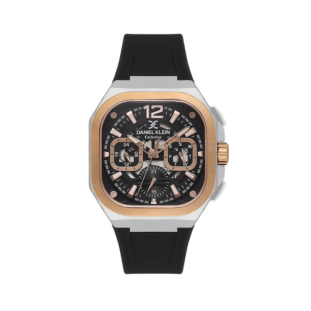 Daniel Klein Exclusive - Ceas Barbatesc Quartz Negru DK.1.14008.4