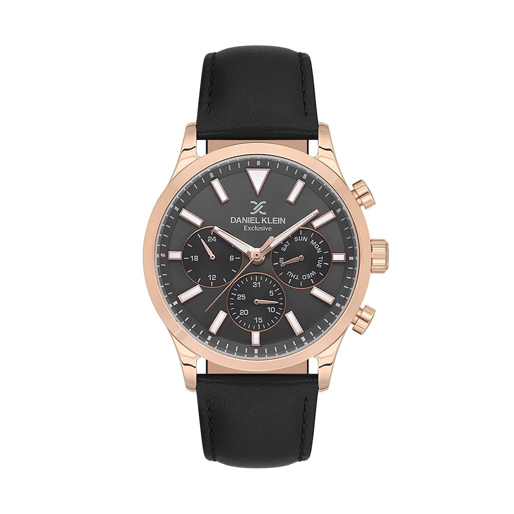 Daniel Klein Exclusive - Ceas Barbatesc Quartz Negru DK.1.13745.4