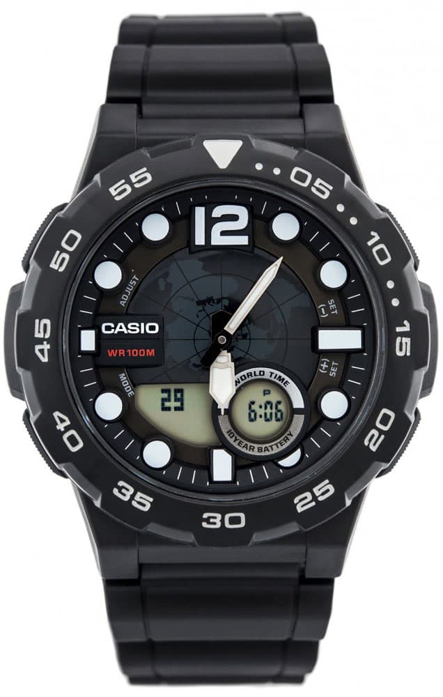 Мъжки дигитален часовник Casio - AEQ-100W-1AVDF