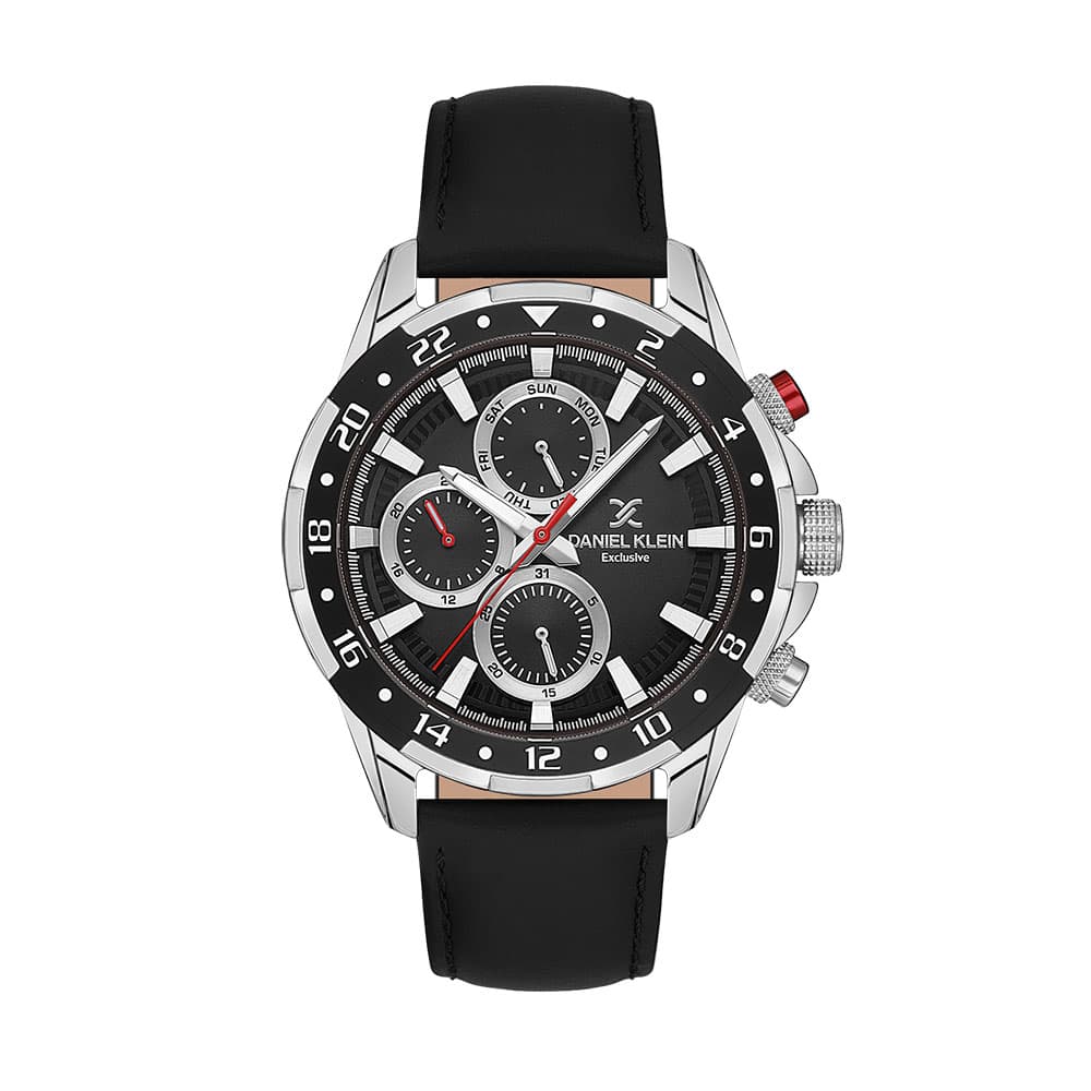 Daniel Klein Exclusive - Ceas Barbatesc Quartz Negru DK.1.13641.1