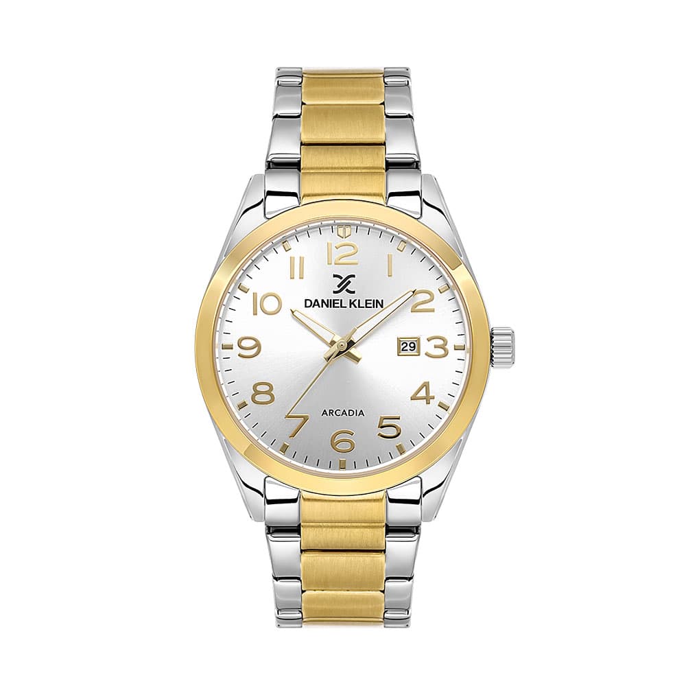 Daniel Klein Arcadia - Ceas Barbatesc Quartz Auriu DK.6.14273-7