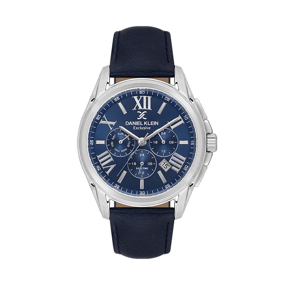 Daniel Klein Exclusive - Ceas Barbatesc Quartz Bleumarin DK.1.14223.3