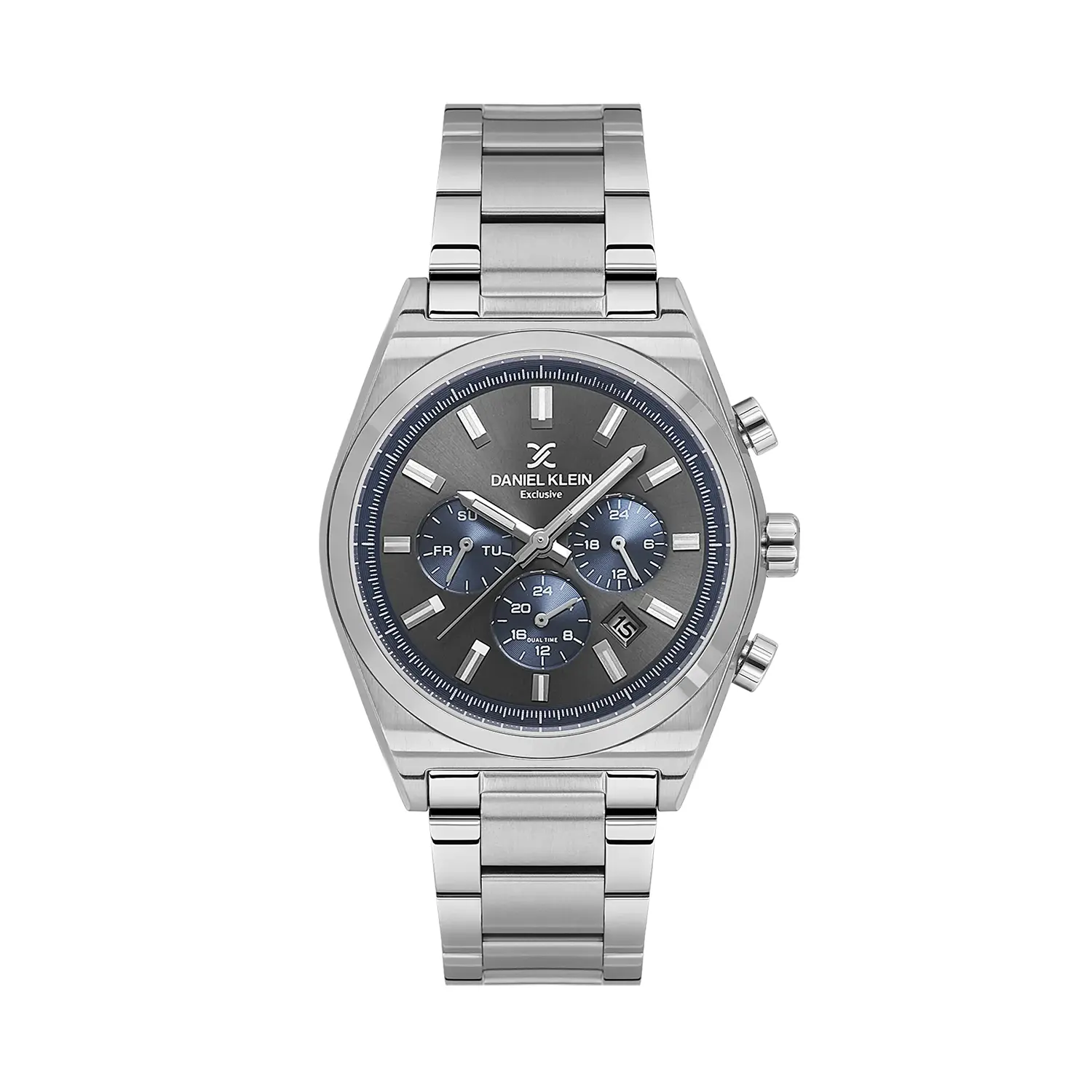 Daniel Klein Exclusive - Ceas Barbatesc Quartz Argintiu DK.1.14357-5