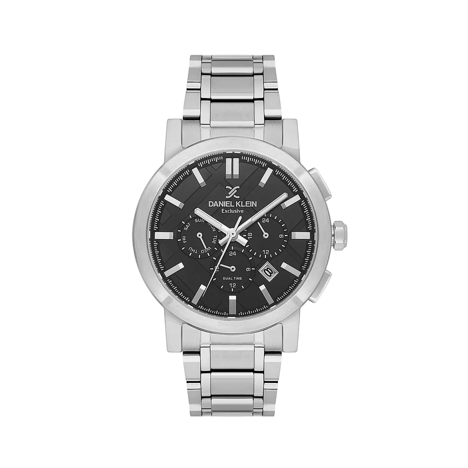 Daniel Klein Exclusive - Ceas Barbatesc Quartz Argintiu DK.1.14352-2