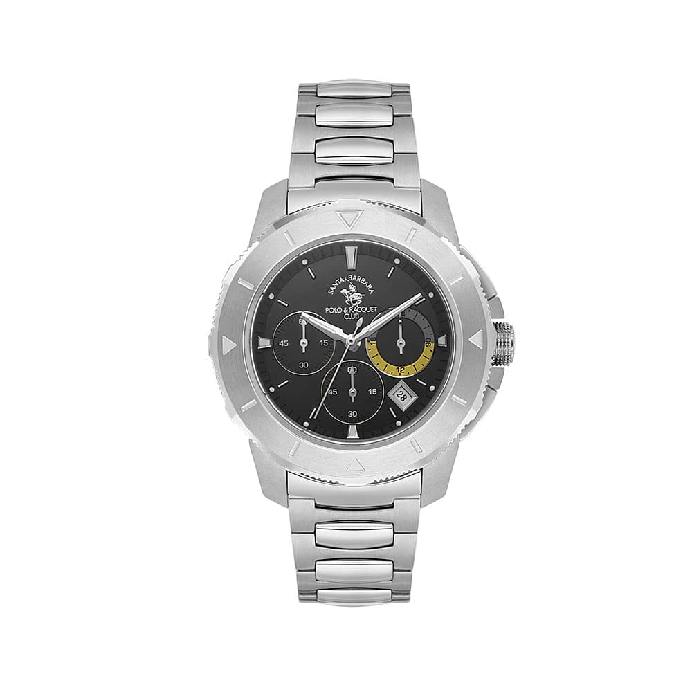 Santa Barbara Polo Legend - Ceas Barbatesc Quartz Argintiu SB.1.10561.2