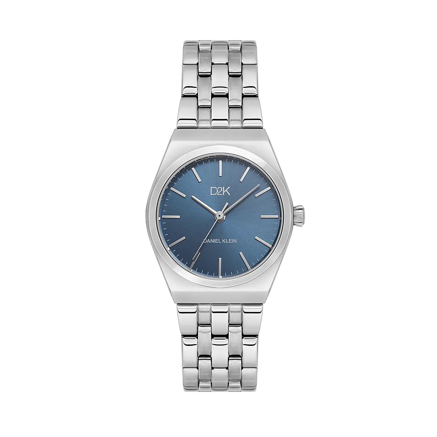 Daniel Klein D2K DK.1.14472-3 - Ceas dama quartz argintiu cu cadran albastru