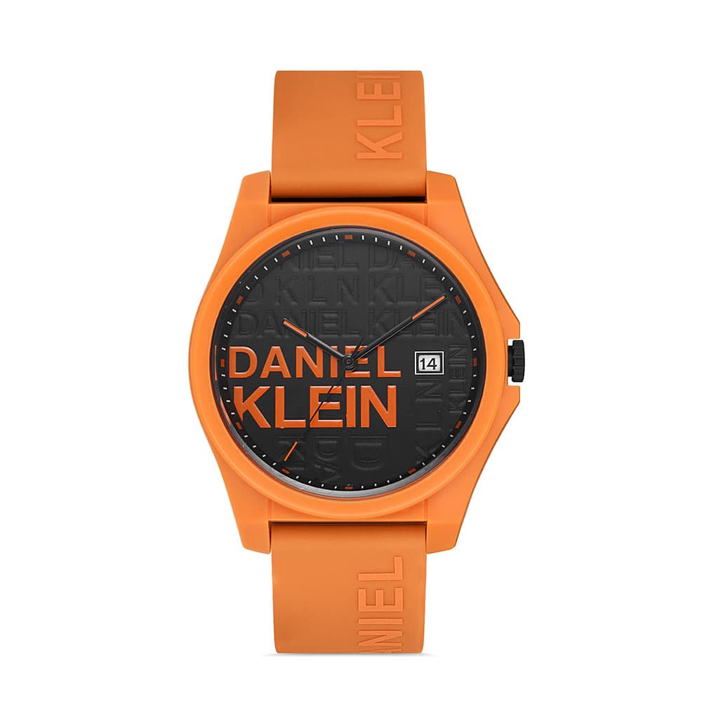 Daniel Klein Dkln - Ceas Barbatesc Quartz Portocaliu DK.1.12865.4