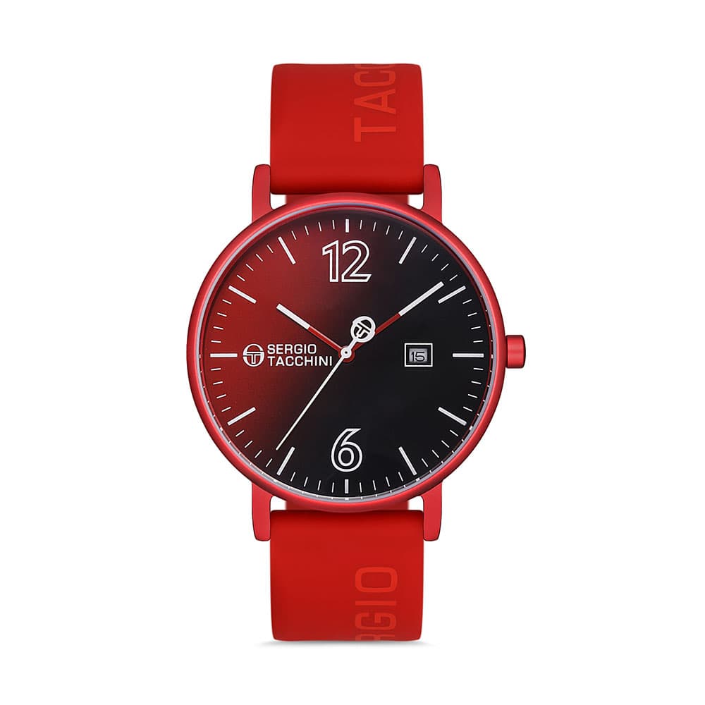 Sergio Tacchini Streamline - Ceas Barbatesc Quartz Rosu ST.1.10116.1