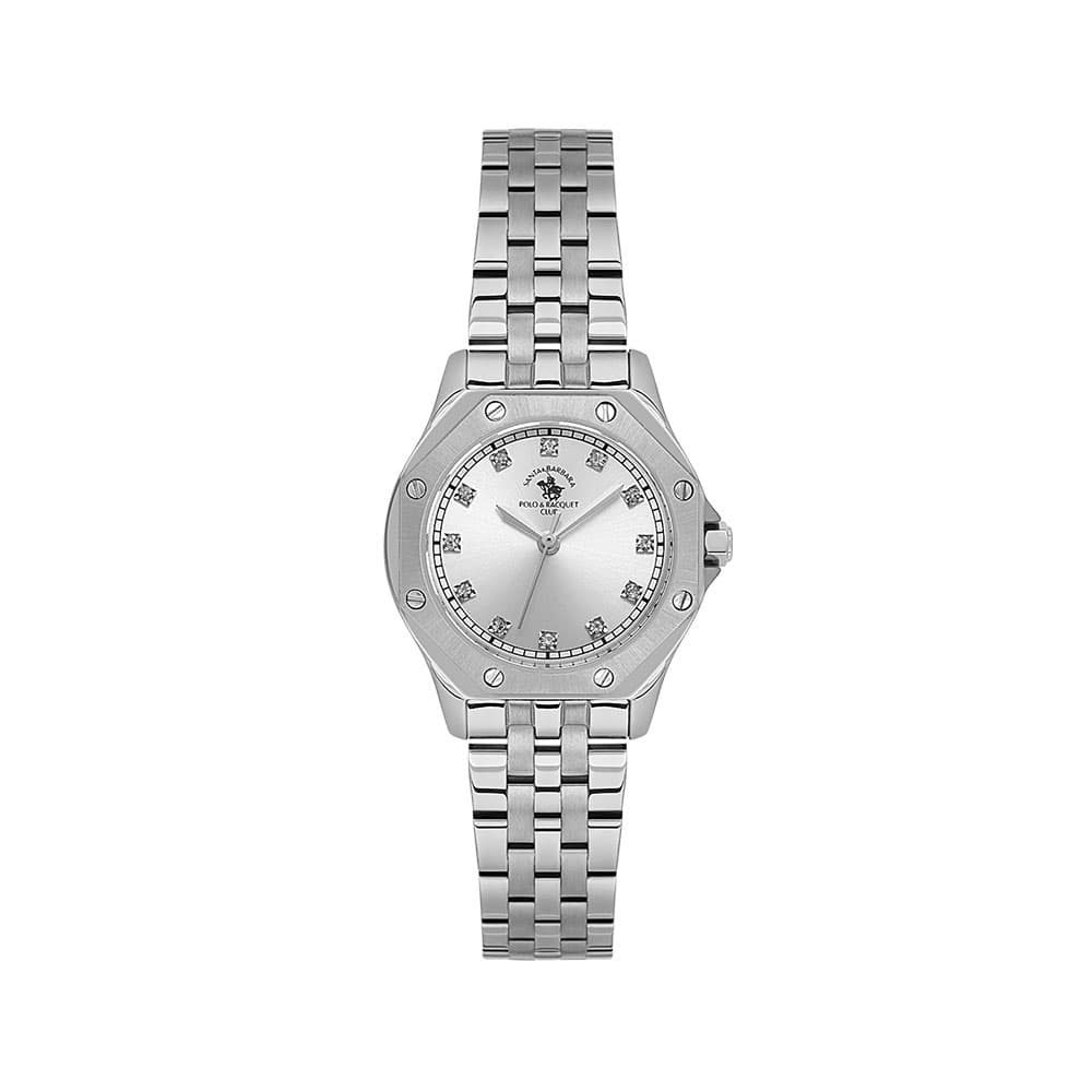 Santa Barbara Polo Unique - Ceas Dama Quartz Argintiu SB.1.10637.1