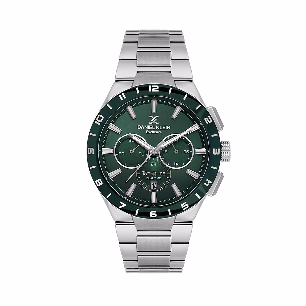 Daniel Klein Exclusive - Ceas Barbatesc Quartz Argintiu DK.1.14079.2