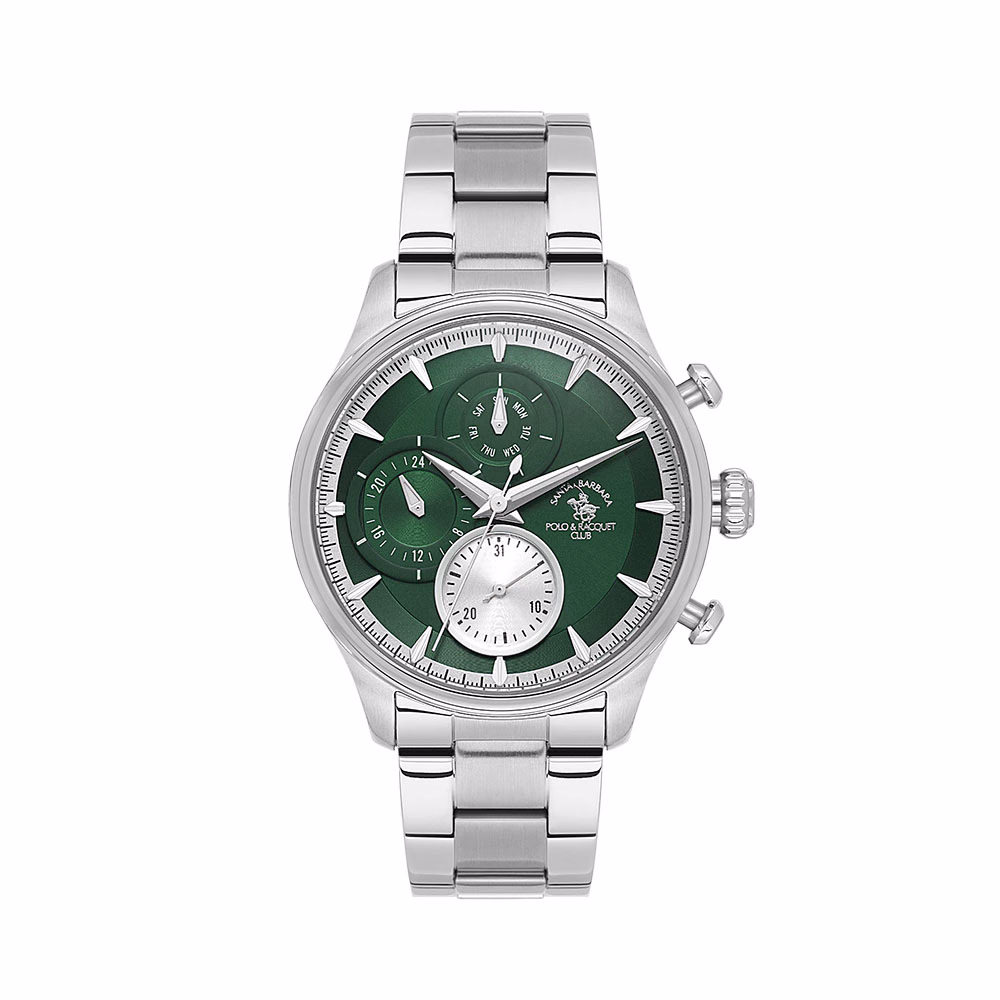 Santa Barbara Polo Legend - Ceas Barbatesc Quartz Argintiu SB.4.10023.5