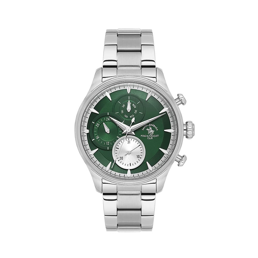 Santa Barbara Polo Legend - Ceas Barbatesc Quartz Argintiu SB.4.10023.5