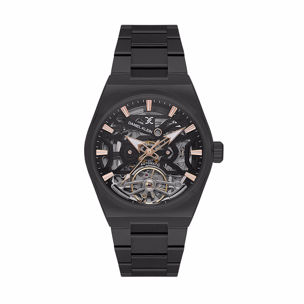 Daniel Klein Skeleton - Ceas Barbatesc Automatic Negru DK.1.13857.5