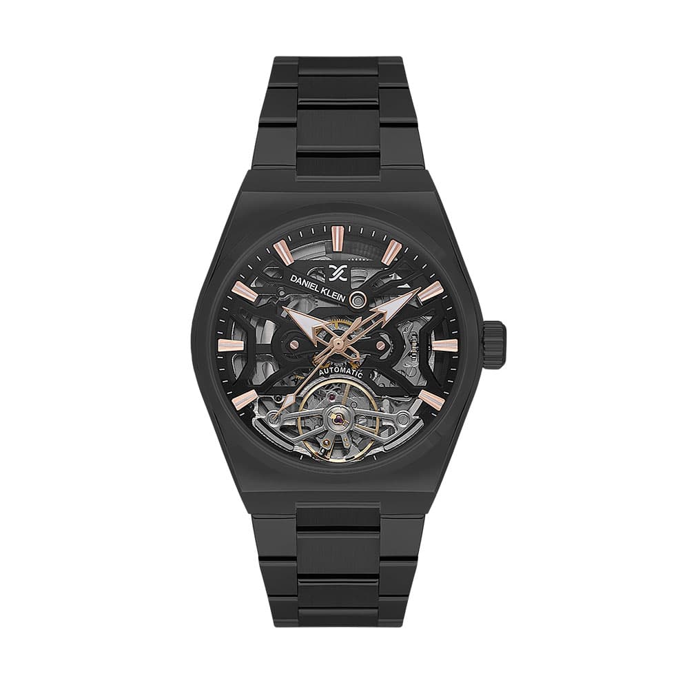 Daniel Klein Skeleton - Ceas Barbatesc Automatic Negru DK.1.13857.5