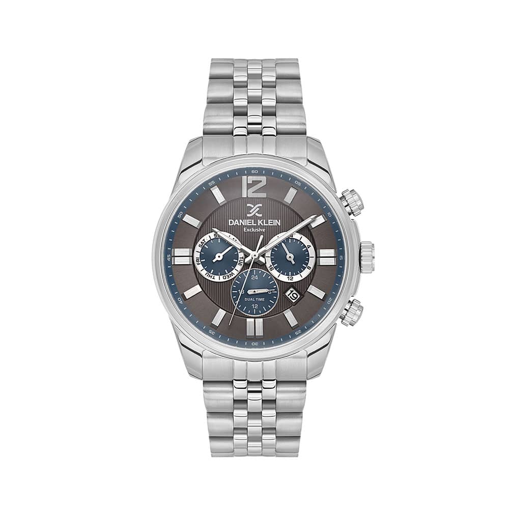 Daniel Klein Exclusive - Ceas Barbatesc Quartz Argintiu DK.6.14232.3
