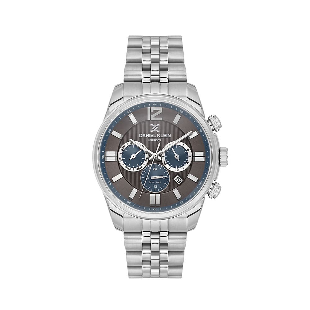 Daniel Klein Exclusive - Ceas Barbatesc Quartz Argintiu DK.6.14232.3