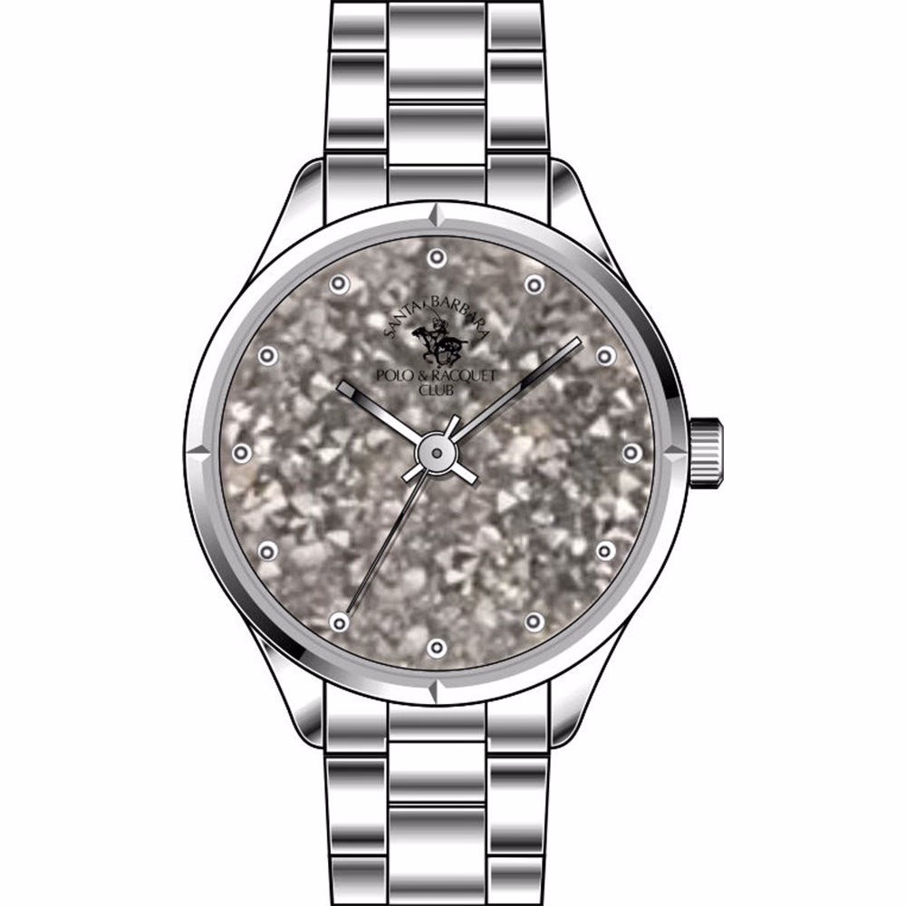 Santa Barbara Polo Unique - Ceas Dama Quartz Argintiu SB.2.10001.5