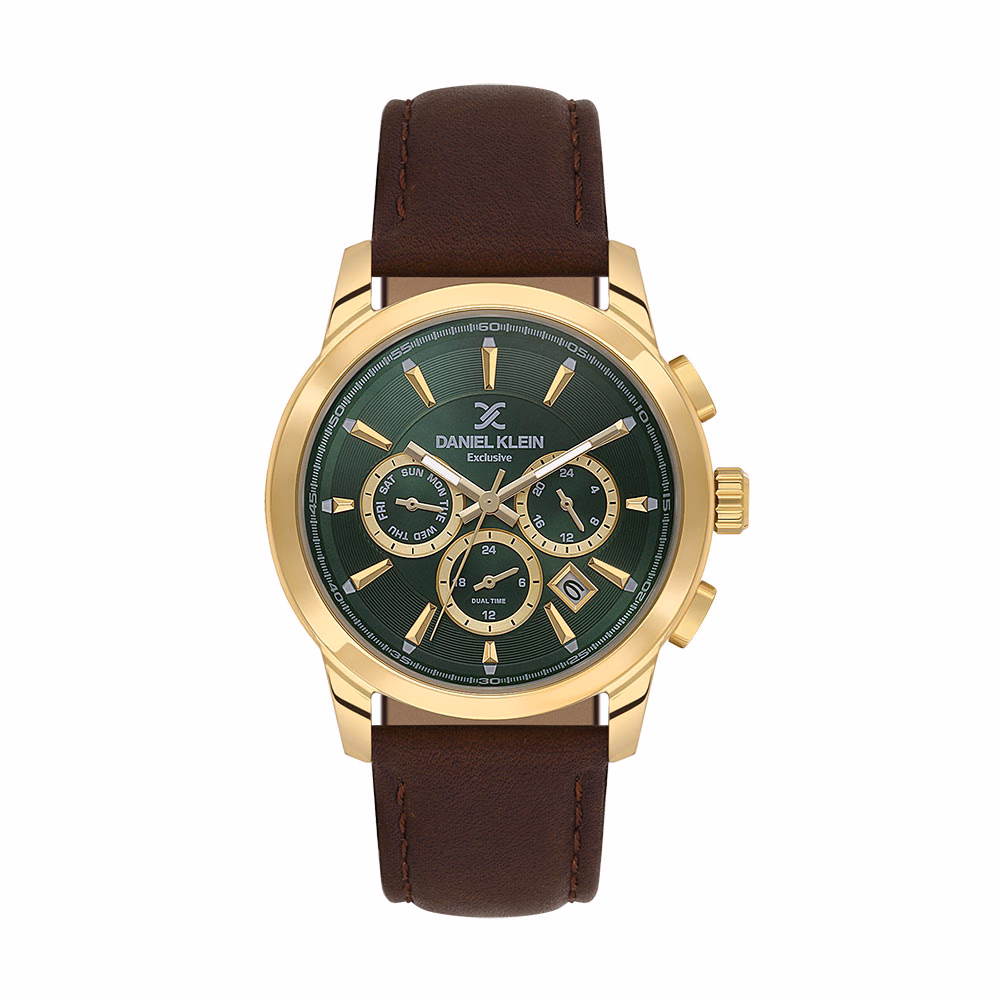Daniel Klein Exclusive - Ceas Barbatesc Quartz Cafeniu DK.6.14032.4