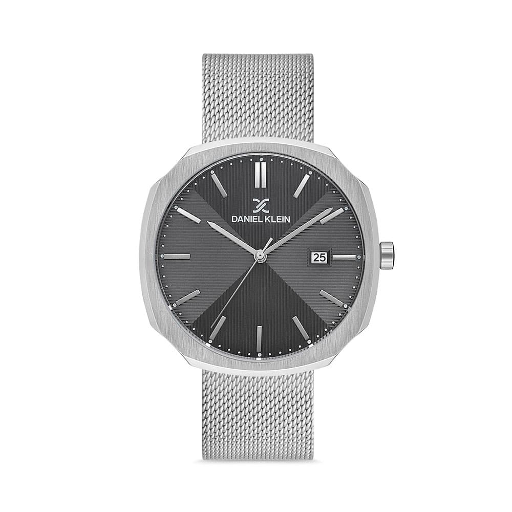 Daniel Klein Fiord - Ceas Barbatesc Quartz Argintiu DK.1.12652.4