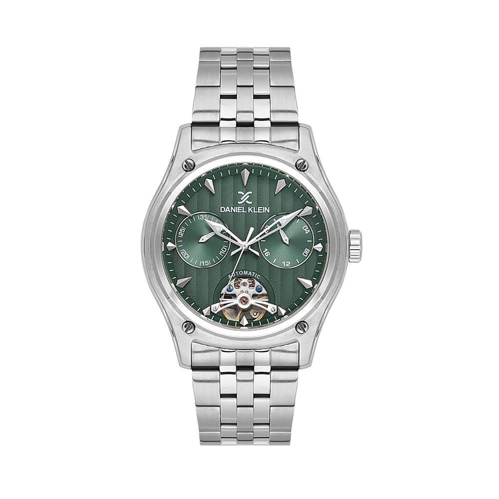 Daniel Klein Skeleton - Ceas Barbatesc Automatic Argintiu DK.1.14047.4