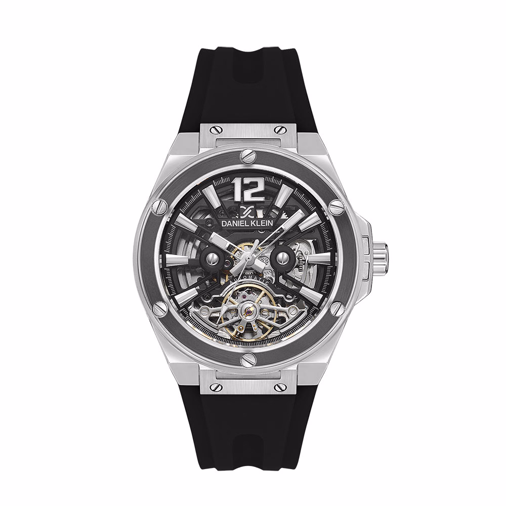 Daniel Klein Skeleton - Ceas Barbatesc Automatic Negru DK.1.13888.1