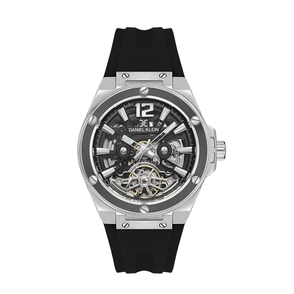Daniel Klein Skeleton - Ceas Barbatesc Automatic Negru DK.1.13888.1
