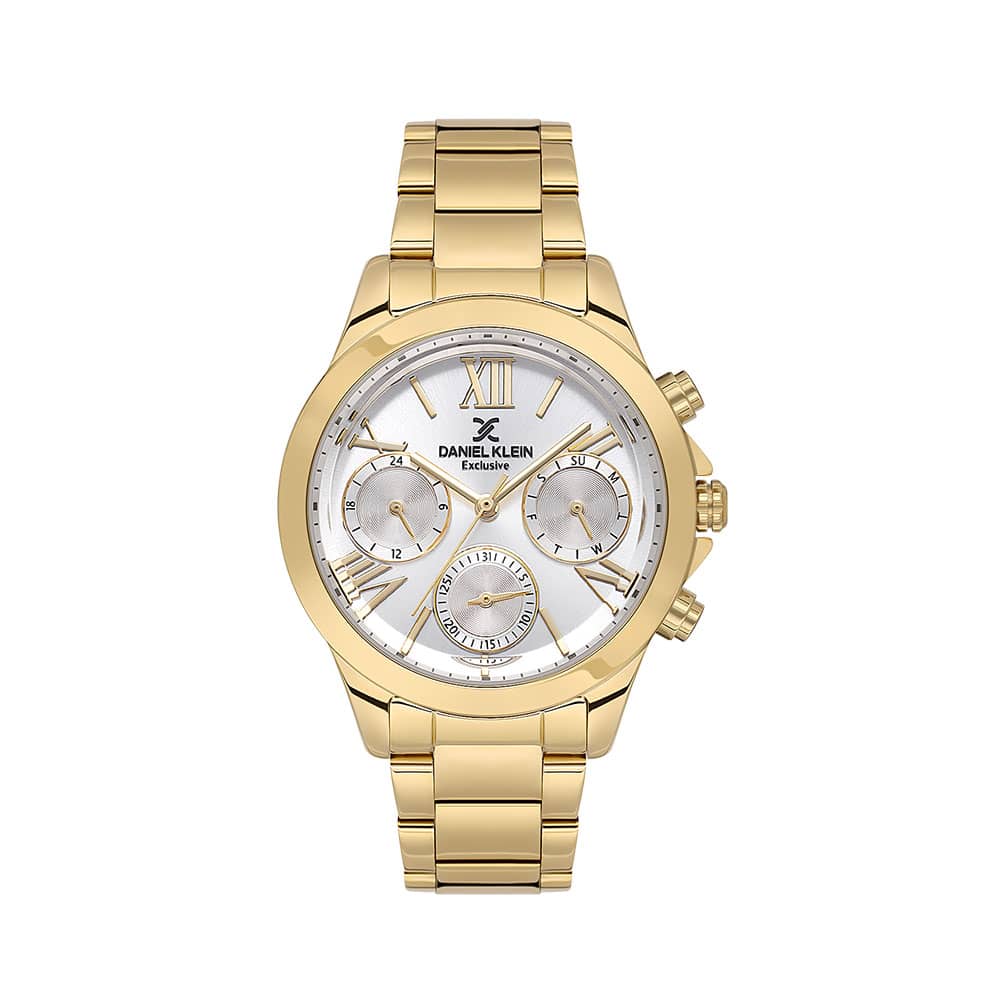 Daniel Klein Exclusive - Ceas Dama Quartz Auriu DK.1.13791.3