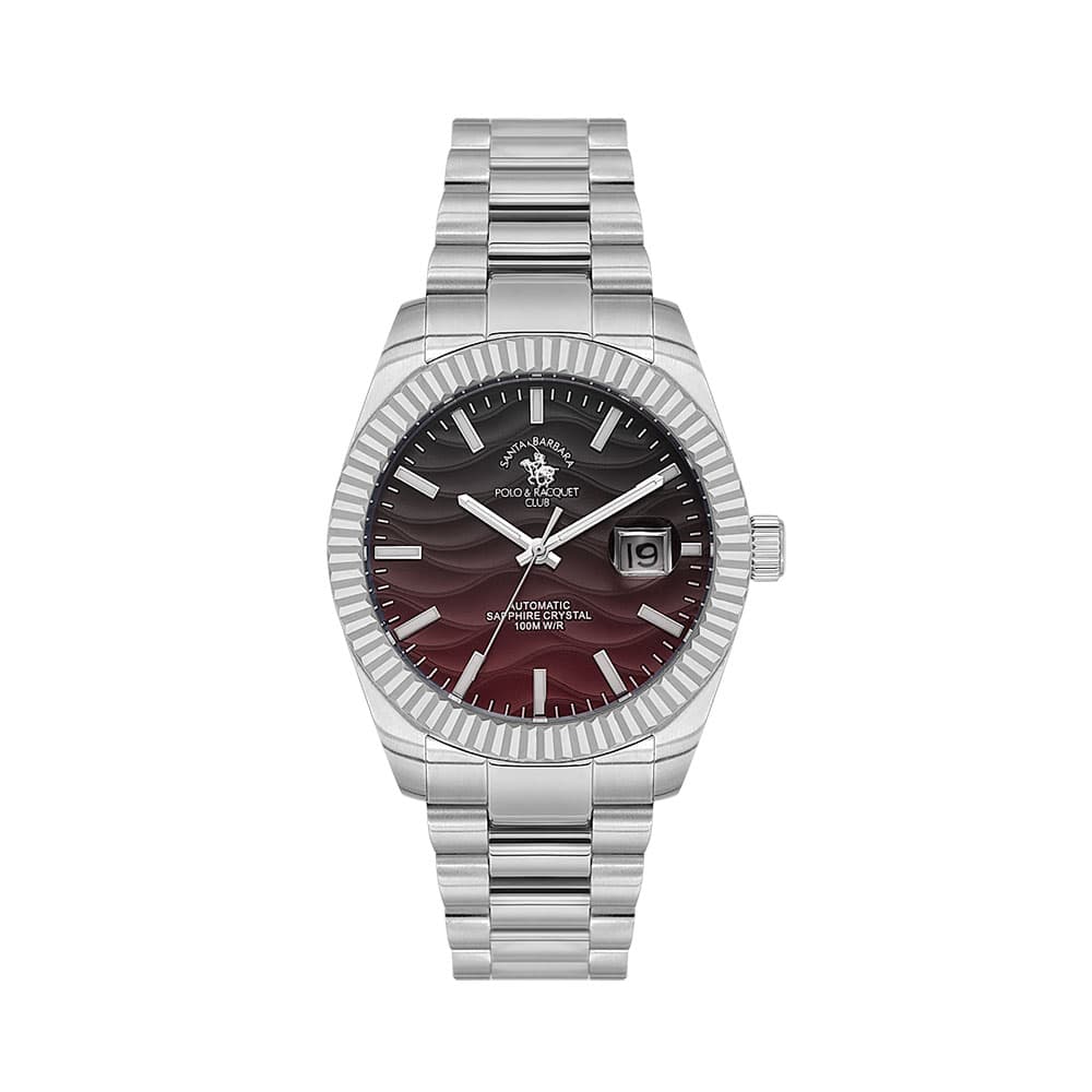 Santa Barbara Polo Luxury - Ceas Barbatesc Automatic Argintiu SB.1.10654-4
