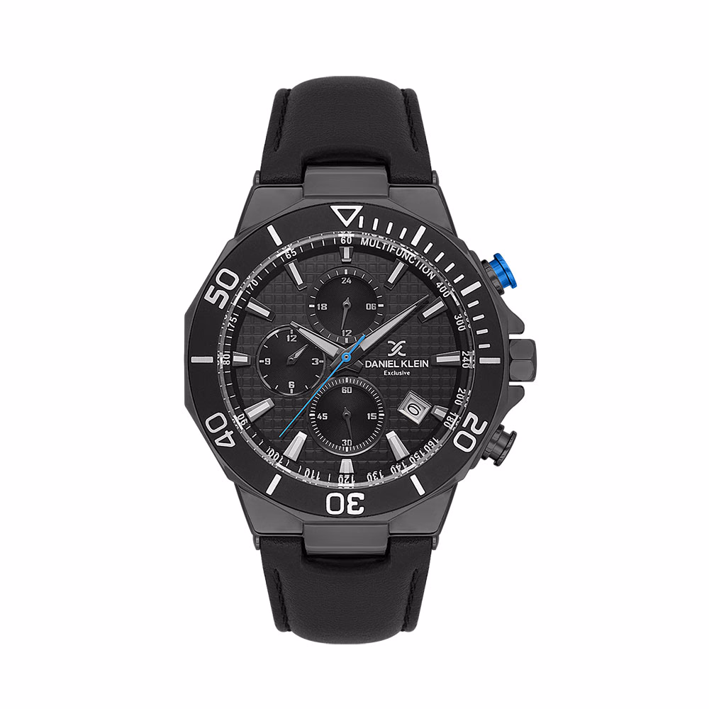 Daniel Klein Exclusive - Ceas Barbatesc Quartz Negru DK.1.13841.3